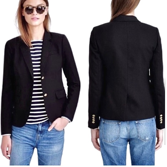 J.Crew Schoolboy Blazer Black Size 0